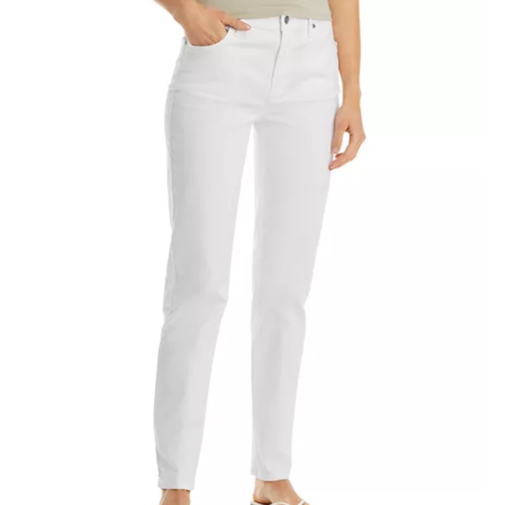 Eileen Fisher White Jeans